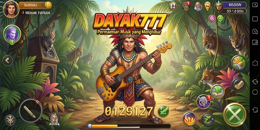 Tampilan gameplay <strong>DAYAK777</strong> yang menarik dan interaktif.