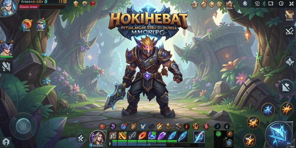 Tampilan gameplay HOKIHEBAT yang seru dan mendebarkan.