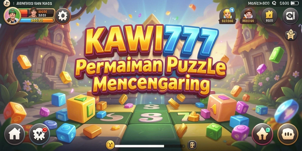 Tangkapan layar menampilkan gameplay seru KAWI777 dalam menyelesaikan puzzle.