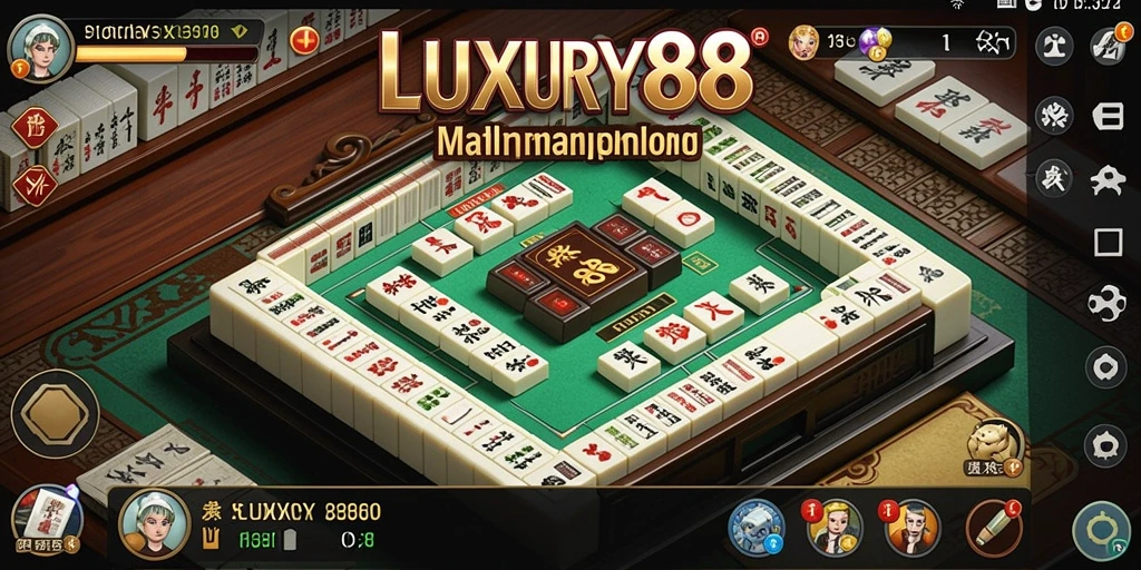 Screenshot permainan menunjukkan pemain yang sedang menyelesaikan level Mahjong.