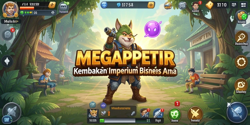 Tampilan gameplay yang menarik dari MEGAPETIR yang menantang.
