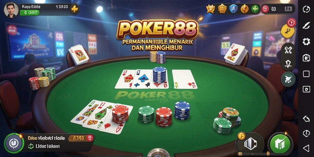 Tampilan menawan dari gameplay <strong>POKER88</strong> yang membuat pemain terhibur.