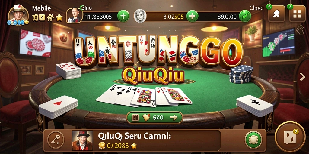 Tampilan gameplay seru dalam UNTUNGGO, tantang teman Anda!